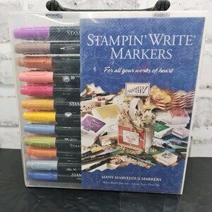 New Stampin' Write Many Marvelous Markers 48 Dual Tips W/ Case